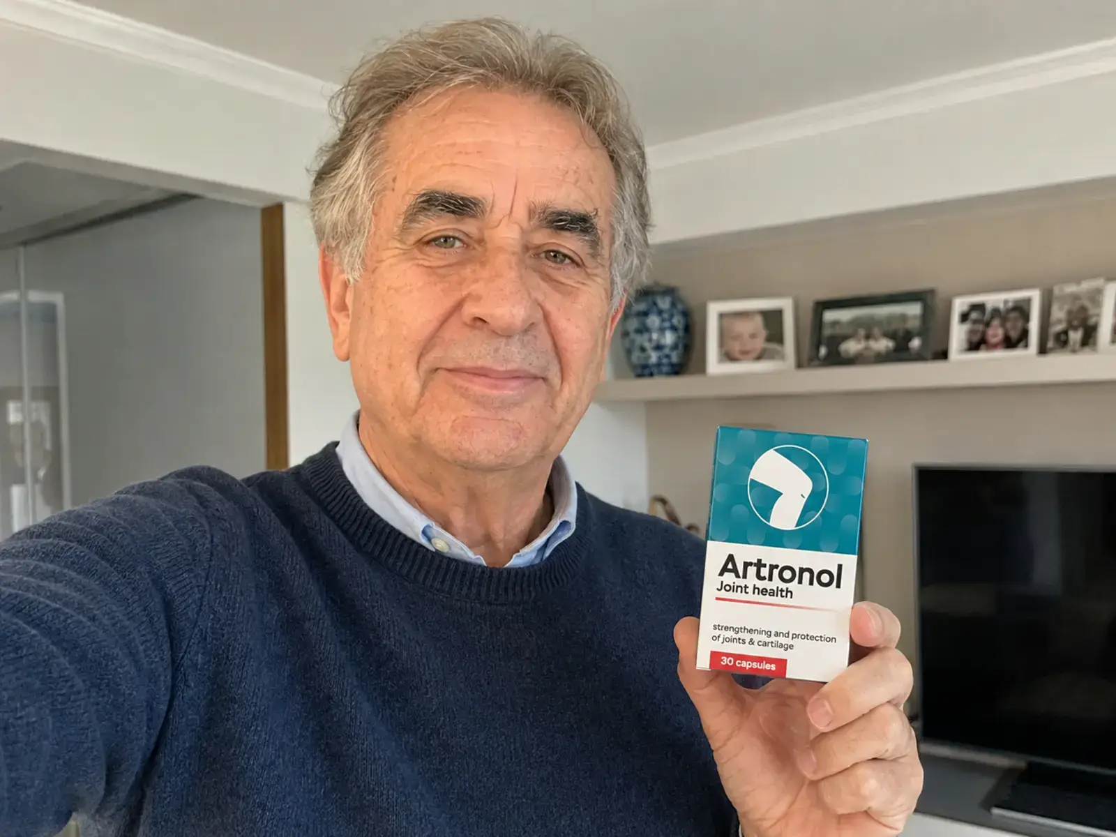 Comprador mostrando Artronol
