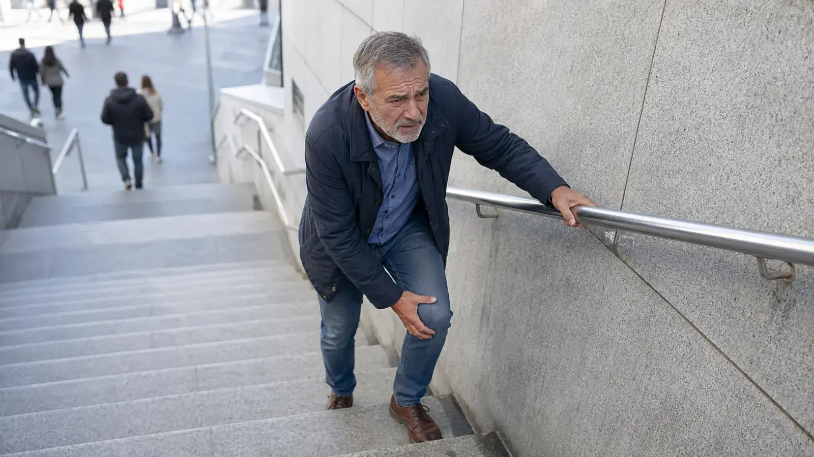 Bajando escaleras
